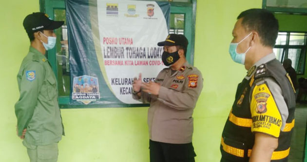 Kapolsek Coblong Kompol Hendra Virmanto Melaksanakan Pegontrolan ke Kampung Tangguh Nusatara