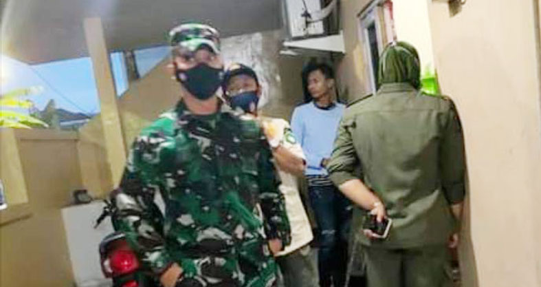 6 Pasang Muda-Mudi Terjaring Patroli Garnisun Gabungan Kodim 1207/BS di Wilayah Pontianak