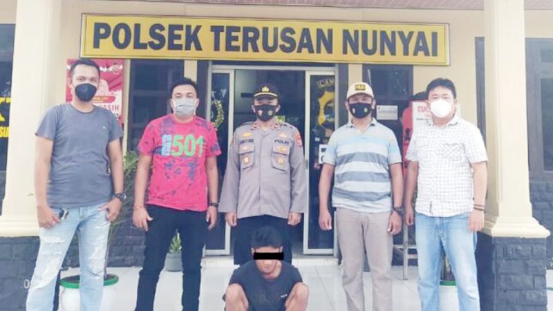 Pelaku Menyerahkan Diri Setelah Dihimbau Polisi  Curat di Lampung Tengah