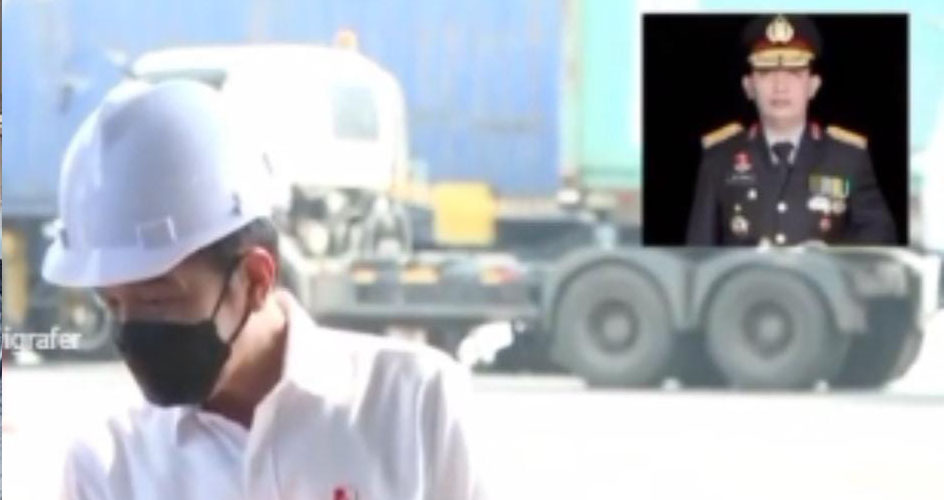 Beredar video viral Presiden Jokowi Perintahkan  Kapolri Berantas Pungli Terhadap Supir Kontainer
