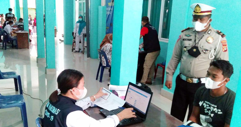Vaksin Bagi Pengendara dan Penumpang Diperbatasan Aceh – Sumut