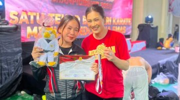 Ukir Nama di Piala Presiden 2026, Guru SMA Hang Tuah Lampung Juara Karate Indonesia Open