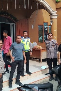 Sat Lantas Polres Langkat Kawal Ibadah Minggu di 3 Gereja Stabat, Situasi Terpantau Kondusif