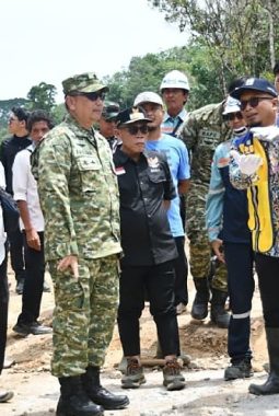 Supervisi Pusat Tinjau Sabo Dam Tapteng, Bupati Masinton: Hentikan Kecemasan Warga Banjir