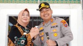 PLT Bupati Langkat Tio Rita Br Surbakti dan Kapolres Langkat serta Kajari Langkat