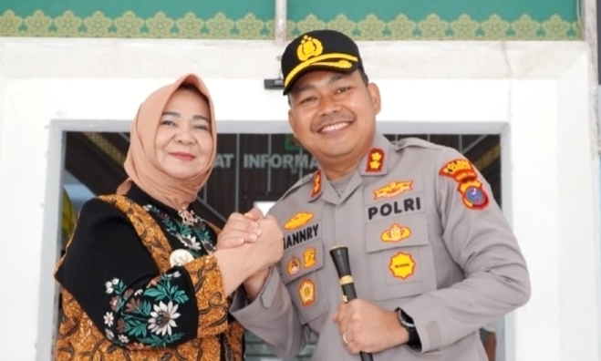 PLT Bupati Langkat Tio Rita Br Surbakti dan Kapolres Langkat serta Kajari Langkat