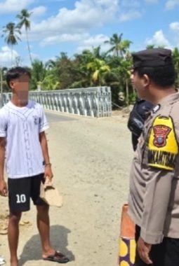Operasi Pekat Toba 2026 q: Polsek Sibabangun Tangkap Pelaku Pungli di Jembatan Anggoli, Uang Hasil Kejahatan Disita