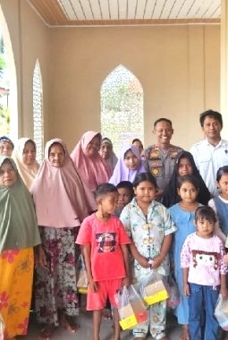 Sisi Humanis Kasat Reskrim Palas: Santuni Anak Yatim di Masjid Al-Amanah