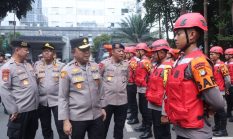 Wakapolda Metro Jaya Pimpin Apel Kesiapan Personel dan Peralatan Penanganan Bencana