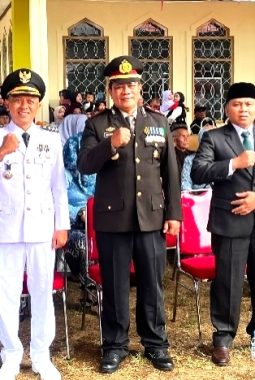 Polsek Lemahsugih Ikuti Upacara HUT ke-81 RI, Kapolsek Bacakan Teks Pancasila