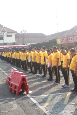 Meriahkan HUT ke-81 RI, Polres Majalengka Gelar Apel Pagi dan Lomba Kemerdekaan