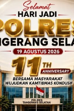HUT ke-11 Polres Tangsel: FRIC Tekankan Sinergi Polri, Media, dan Masyarakat