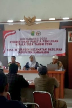 Desa Baturaden Karawang Resmi Bentuk Panitia Pilkades 2026