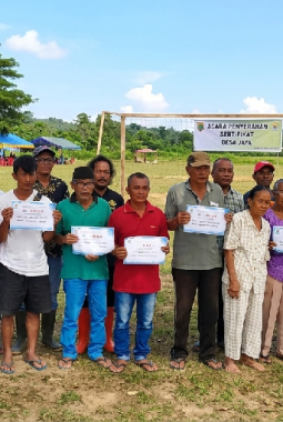 12 KK di Desa Sait Kalangan II Terima BLT Rp 300 Ribu per Bulan