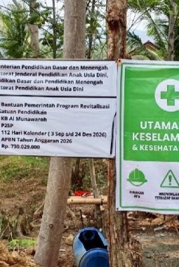 Revitalisasi KB Al-Munawaroh Disorot, Penggunaan Semen dan Galian Pondasi Dipertanyakan