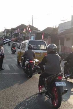 Antisipasi Kemacetan dan Laka Lantas, Polres Kuningan Sebar Personel di Titik Rawan Pagi Hari