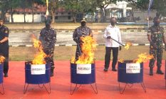 Pemusnahan 1,4 Juta Rokok Ilegal di Papua Selatan, Negara Selamatkan Rp3,3 Miliar