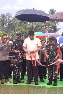 Gubernur Sumut dan Bupati Tapteng Resmikan Jembatan Bailey Parjalihotan Pinangsori