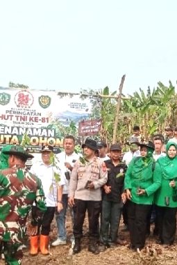 Peringati HUT Ke-81 TNI, 1 Juta Pohon Ditanam di Agro Wisata Lebak Parahiang