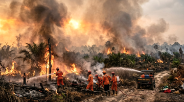 Bencana Kebakaran Hutan dan Lahan Merampas Hak Warga atas Udara Bersih