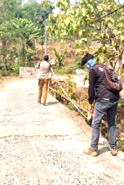 Kades Muhaemin Apresiasi Gercep Tim Bina Marga PUPR Lebak Survei Jembatan Kampung Karag