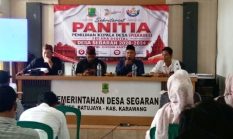 Gelar Pilkades Digital 2026–2034, Pemdes Segaran Gandeng DPMD dan Tiga Baka Calon