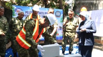 Yayasan Persada Moro 38 Bangun Fasilitas Sanitasi TK Hang Tuah 2 Surabaya