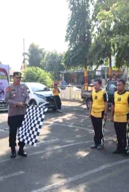Jaga Kebugaran dan Kesiapsiagaan, Personel Polres Bantaeng Ikuti Tes Jasmani dan Bela Diri