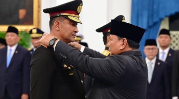 Presiden Prabowo Lantik Suyudi Ario Seto Sebagai Kapolri dan Wahyu Hadiningrat Wakapolri