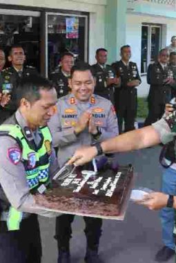 Rayakan HUT ke-81 TNI, Kapolres dan Dandim 0203/Langkat Perkuat Sinergitas TNI-Polri