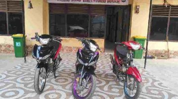 Polsek Bangkala dan TNI Bubarkan Balap Liar di Jeneponto, 3 Sepeda Motor Disita