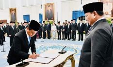 Presiden Prabowo Lantik Sejumlah Menteri, Pejabat Tinggi Negara, dan Kapolri Baru